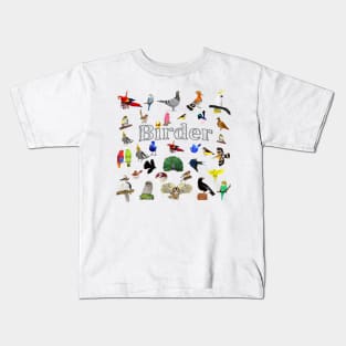 Bird Loving Birder Kids T-Shirt